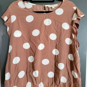 Loft flutter sleeve top